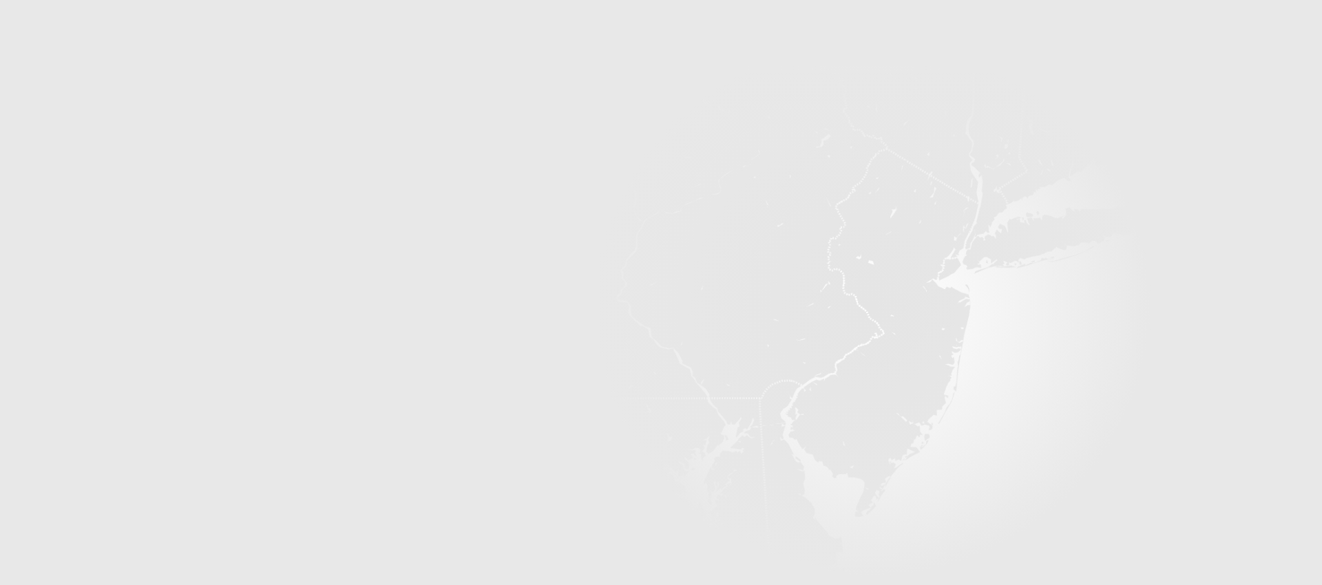 Subtle grayscale map of New Jersey, used as a decorative background element.
